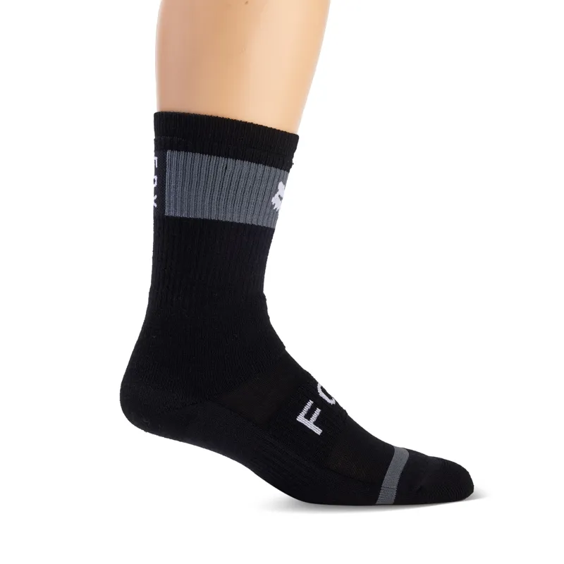 Fox Defend Winter Socks 8 inch in Black