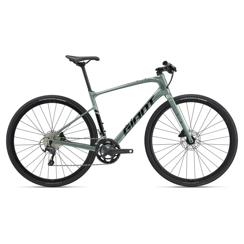 ONE OFF Giant FastRoad AR Advanced 2 Hybrid Bike X-Large 2023 in Misty Forest