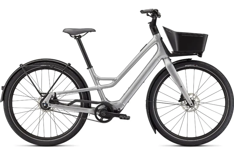 EX DISPLAY Specialized Turbo Como SL 5.0 Electric Hybrid Bike Large 2023 in Silver -6