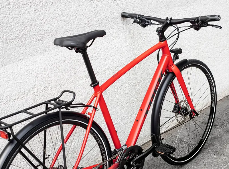 Trek FX 2 Disc Equipped Hybrid Bike 2025 in Viper Red-2