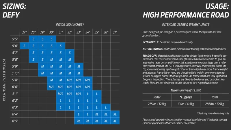 Giant Defy Advanced Pro 0 Road Bike 2023 in Starry Night-1
