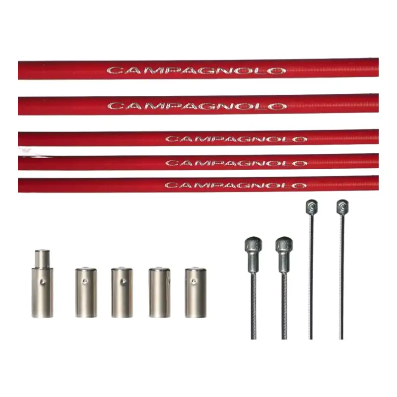 Balfes Bikes Campagnolo Complete Front and Rear Brake Ergopower Cable Set in red | Free postage over £30, £10 off first order, price match & 0% finance.