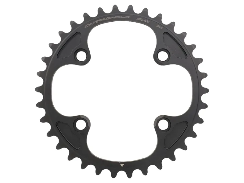 Campagnolo Super Record Wireless 13s Chainring Set 45+29 in Black-2