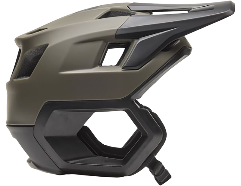 Fox Racing DropFrame Helmet in Military Green-1