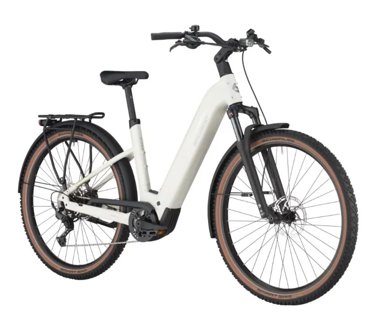 Bergamont E-Horizon SUV 30 Wave Electric Hardtail Mountain Bike 2025 in Off White-1