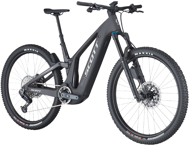 Scott Patron 900 Electric Full Suspension Mountain Bike 2025 in Black-1