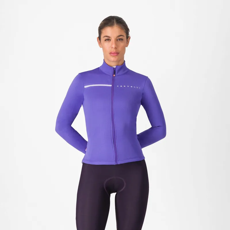 Balfes Bikes Castelli Sinergia 2 Women's Long Sleeve Jersey in Ultraviolet/Purple Mist | Free postage over £30, £10 off first order, price match & 0% finance.