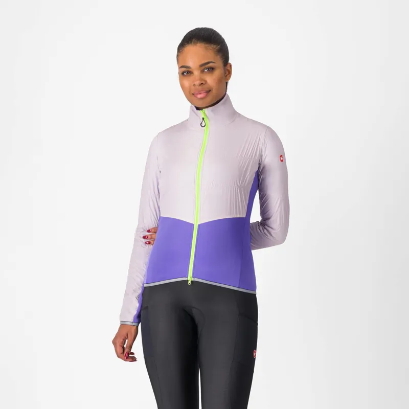 Balfes Bikes Castelli Unlimited Women's Jacket in Powder Rose/Ultraviolet | Free postage over £30, £10 off first order, price match & 0% finance.