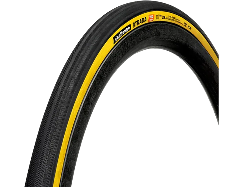 Challenge Strada Pro Handmade TLR 700c Road Tyres in Tan
