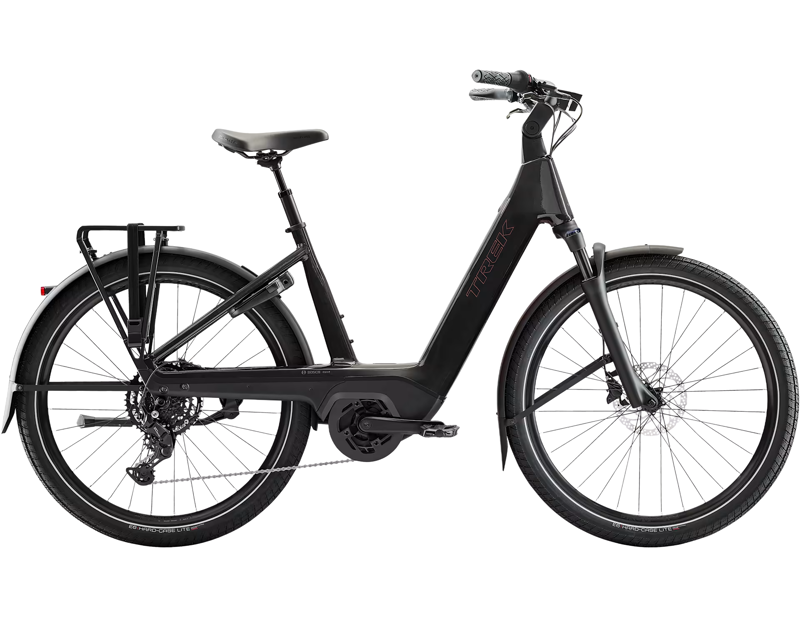 Trek Charter+ 4 800Wh Low Step Electric Hybrid Bike 2026 in Dark Web