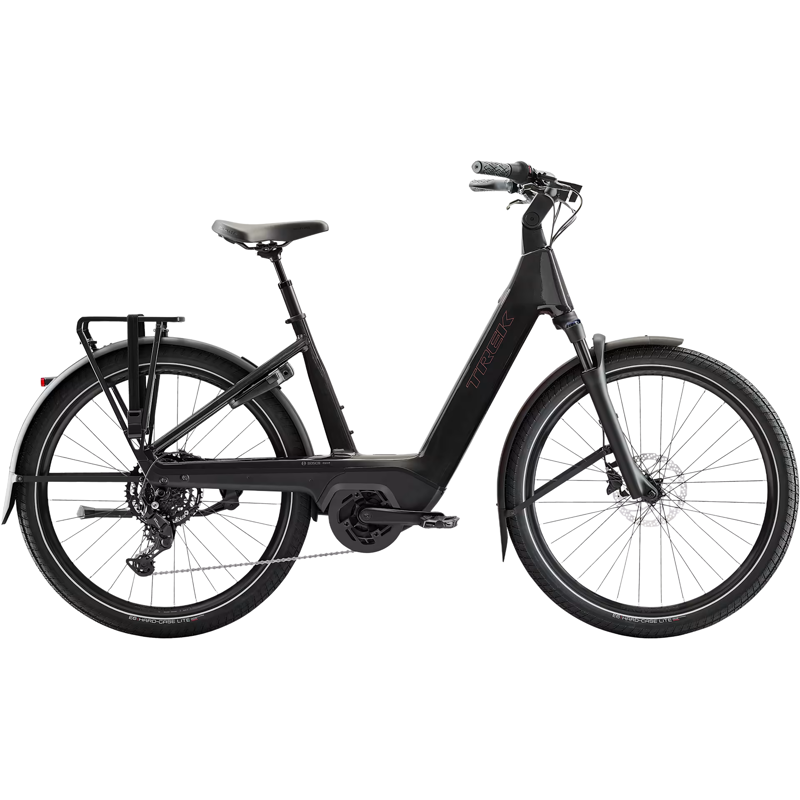 Balfes Bikes Trek Charter+ 4 800Wh Low Step Electric Hybrid Bike 2026 in Dark Web | Free postage over £30, £10 off first order, price match & 0% finance.