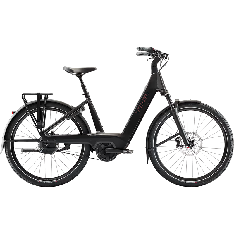 Balfes Bikes Trek Charter+ 5 Auto 800 Wh Lowstep Electric Hybrid Bike 2027 in Dark Web | Free postage over £30, £10 off first order, price match & 0% finance.