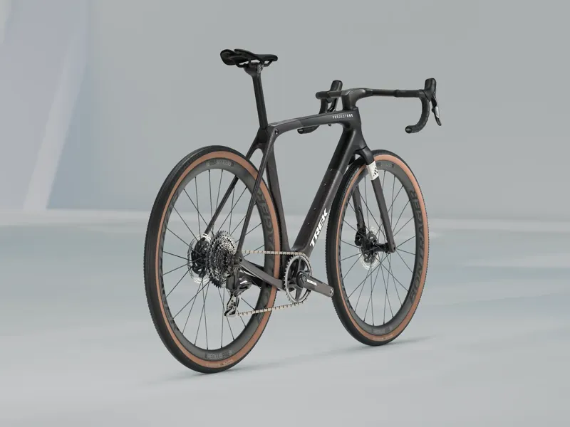 Trek Checkmate SLR 7 AXS Gravel Bike 2025 in Gloss Trek Black/Matte Carbon-1