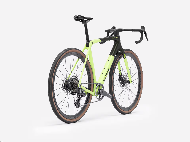 Trek Checkmate SLR 7 AXS 2026 in Olive Drab/Glowstick-1