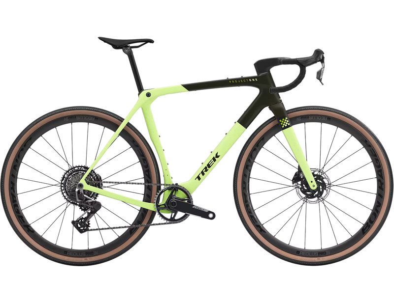Trek Checkmate SLR 7 AXS 2026 in Olive Drab/Glowstick