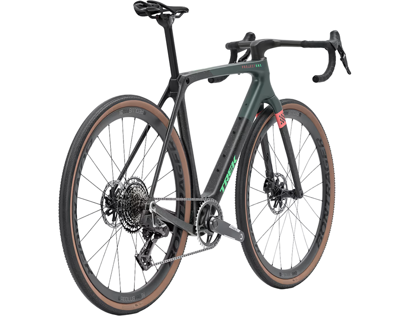 Trek Checkmate SLR 7 AXS 2027 in Black/Juniper Splatter-2