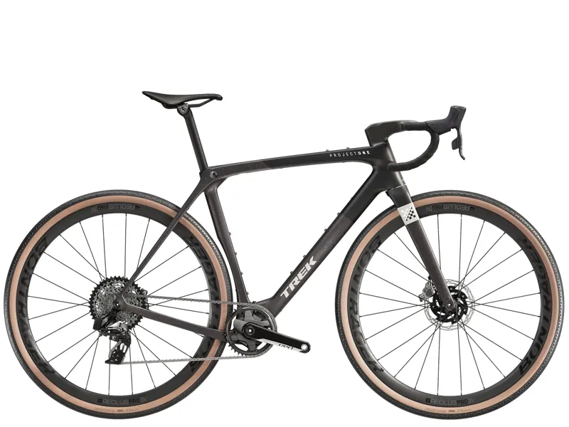 Trek Checkmate SLR 8 AXS Gravel Bike 2025 in Gloss Trek Black/Matte Carbon