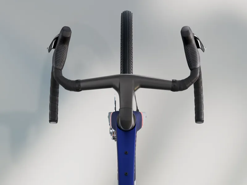 Trek Checkmate SLR 9 AXS Gravel Bike 2026 in Matte Hex Blue/Plasma Grey Pearl-2