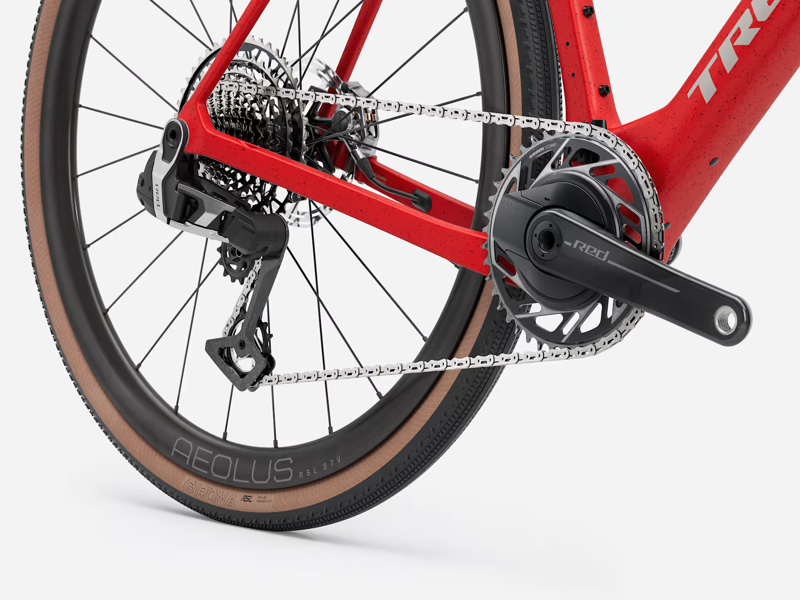 Trek Checkmate SLR 9 AXS Gravel Bike 2027 in Radioactive Red/Sedona Red-2