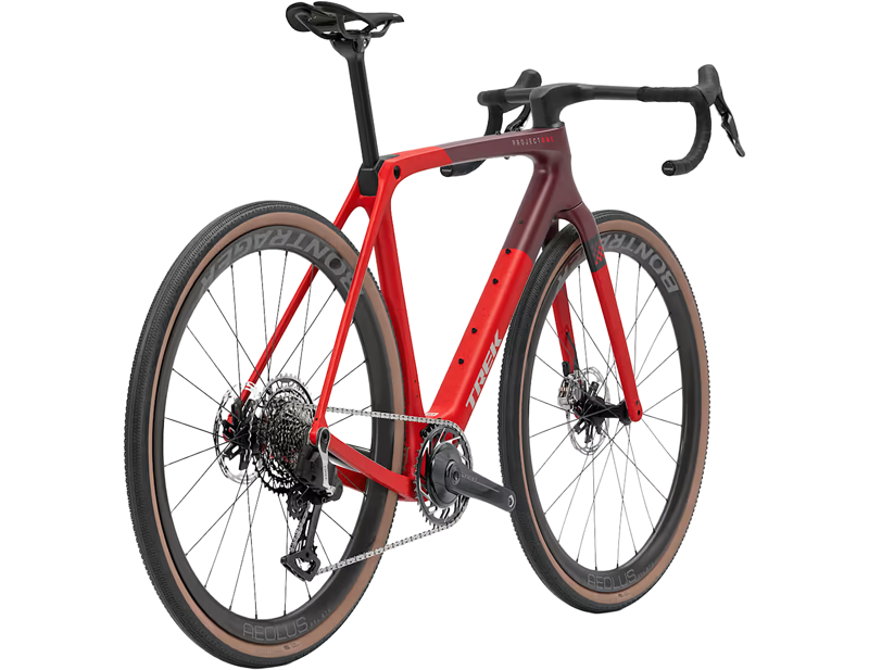 Trek Checkmate SLR 9 AXS Gravel Bike 2027 in Radioactive Red/Sedona Red-4