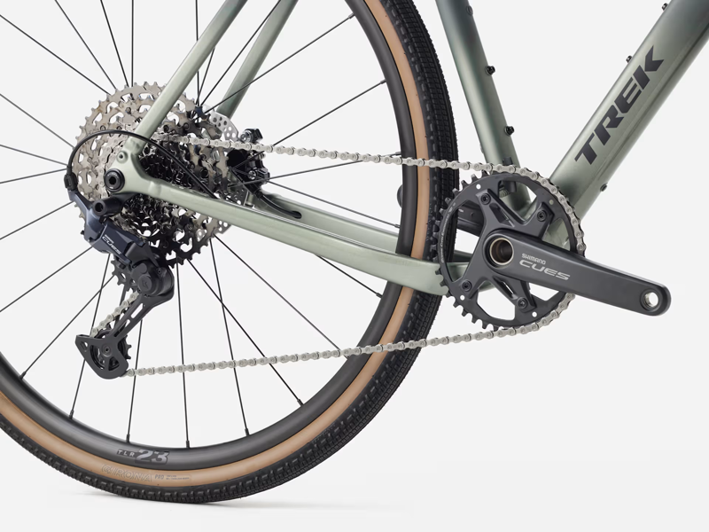 Trek Checkpoint ALR 4 Gravel Bike 2026 in Matte Keswick Green to Lichen Fade-5