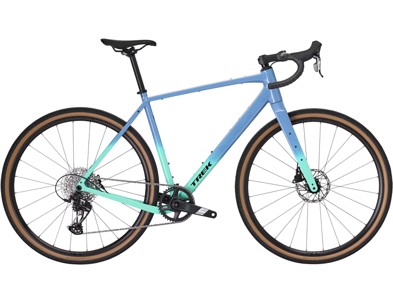 Trek Checkpoint ALR 5 Gravel Bike 2026 in Fjord Blue to Miami Green Fade