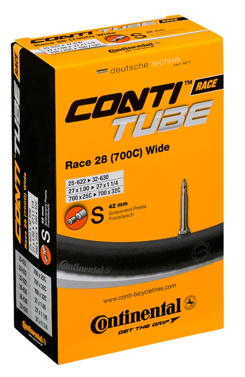 Continental R28 Road Bike Inner Tube 700 x 25-32c Presta 