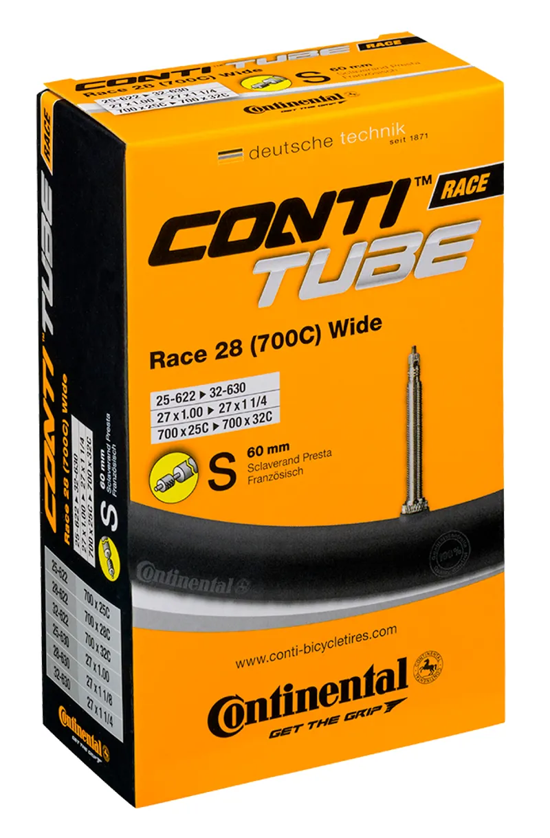 Continental R28 Road Bike Inner Tube 700 x 32c Presta 60mm Long Valve