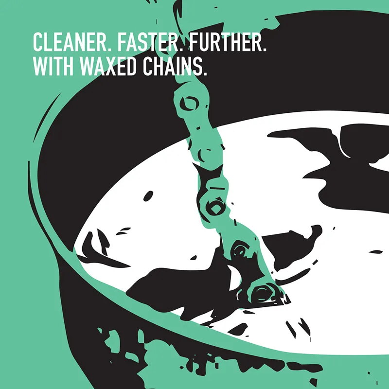 Connex 12WAX Bicycle Chain 126 Link 12-Speed Hot Wax Treated Nickel Plated with Connex Lin-4