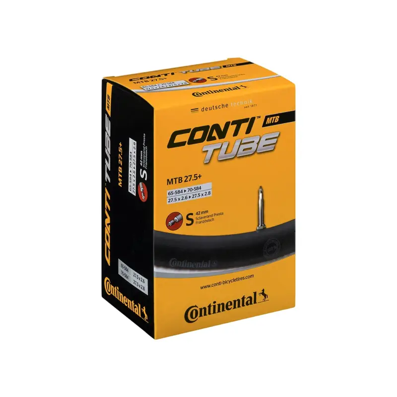 Balfes Bikes Continental MTB Tube Light S42 RE 29X1.75-2.50 / 47-622-60-622 | Free postage over £30, £10 off first order, price match & 0% finance.