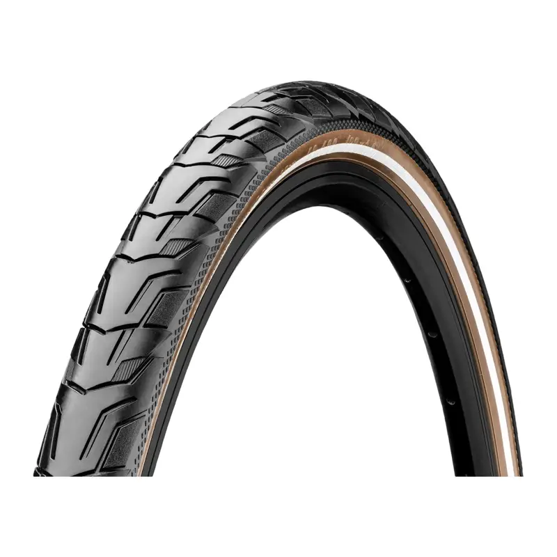 Balfes Bikes Continental Ride City 700X42C Wire Reflex in Black/Brown | Free postage over £30, £10 off first order, price match & 0% finance.