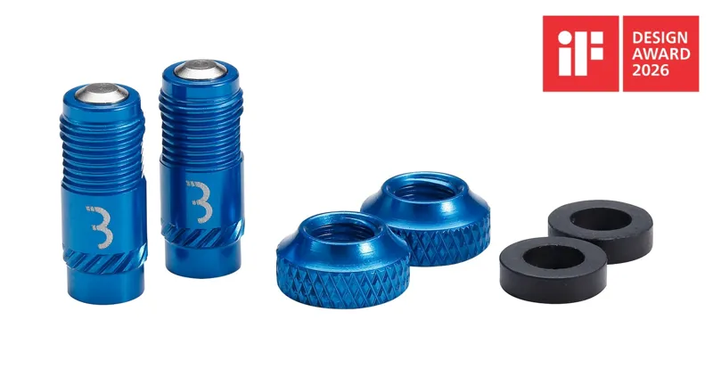 BBB BTI-165 CoreCaps Valve Caps 2pcs in Blue