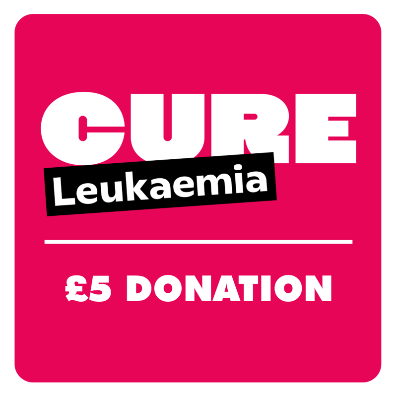 Cure Leukaemia 5 Pound Donation