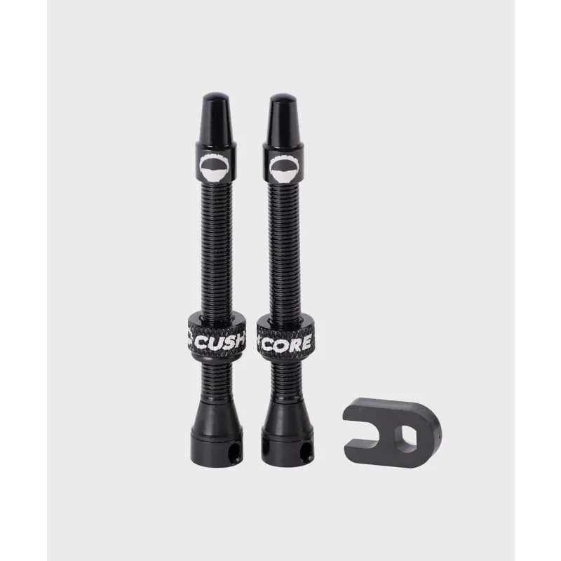 Balfes Bikes Cushcore CushCore Tubeless Valves in Black | Free postage over £30, £10 off first order, price match & 0% finance.