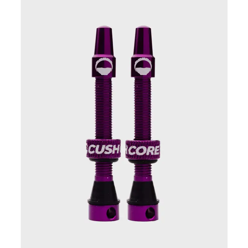 Balfes Bikes Cushcore CushCore Tubeless Valves in Purple | Free postage over £30, £10 off first order, price match & 0% finance.