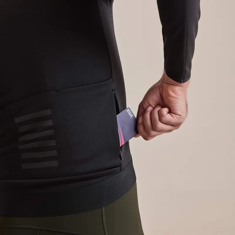 Rapha Men's Pro Team Thermal Jacket in Black/Black-5