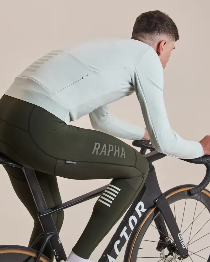 Rapha Men's Pro Team Thermal Jacket in Grey/Grey-4