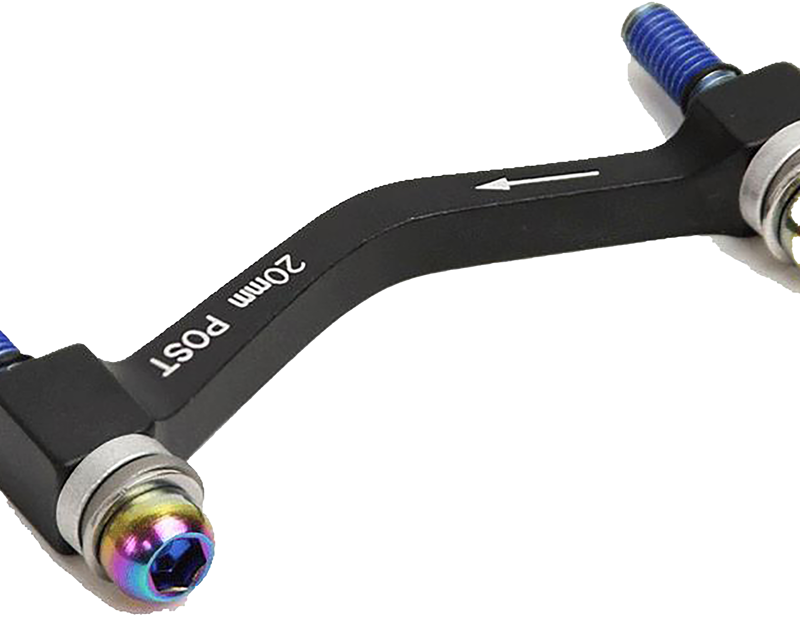 Balfes Bikes Sram SRAM Post Bracket Includes Stainless Rainbow Bolts - Standard Mount | Free postage over £30, £10 off first order, price match & 0% finance.