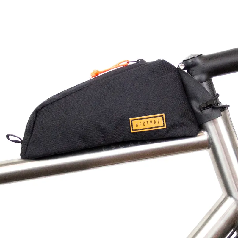 Restrap Bolt on Top Tube 0.8L Bag in Black-1