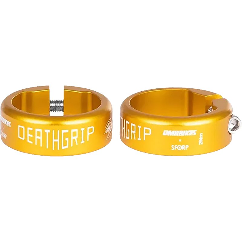 Balfes Bikes Dmr DMR Deathgrip 1 Collars in Gold | Free postage over £30, £10 off first order, price match & 0% finance.