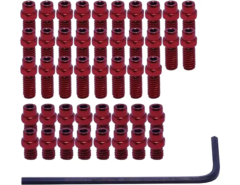 Balfes Bikes Dmr DMR - Flip Pin Set for Vault Pedal - 44pcs in Red | Free postage over £30, £10 off first order, price match & 0% finance.