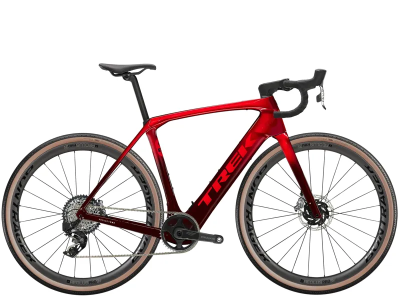 Trek Domane+ SLR 8 AXS Electric Road Bike 2025 in Carbon Red Smoke
