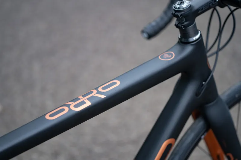 Orro Gold STC Ultegra R500 Limited Edition Road Bike 2023 in Satin Black/Signature Rose Gold-7