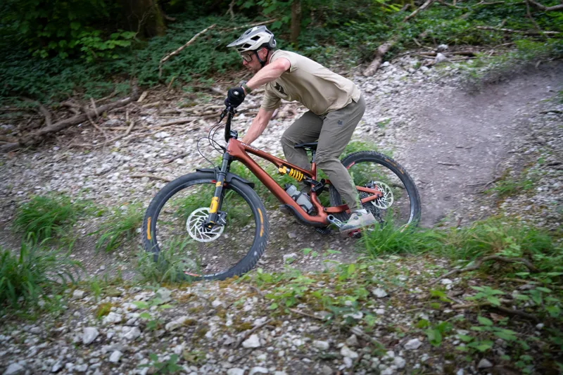 Specialized Stumpjumper 15 Ohlins Coil T-Type Full Suspension Mountain Bike 2025 in Satin Copper Speckle-7