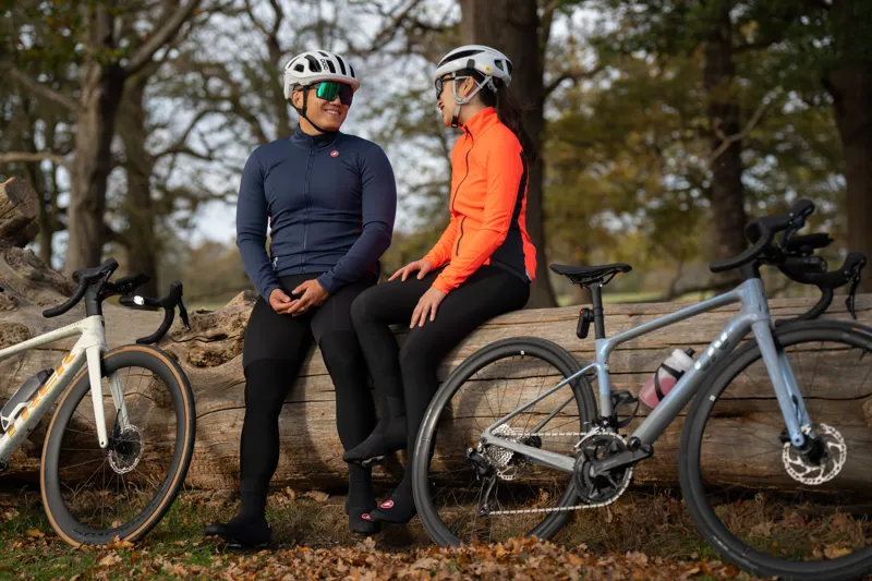 Castelli Entrata Women's Bib Tights in Black-3