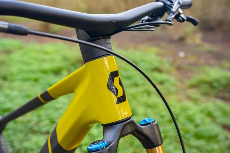 Scott Genius ST 900 Tuned Full Suspension Mountain Bike 2024 in Black/Green-5