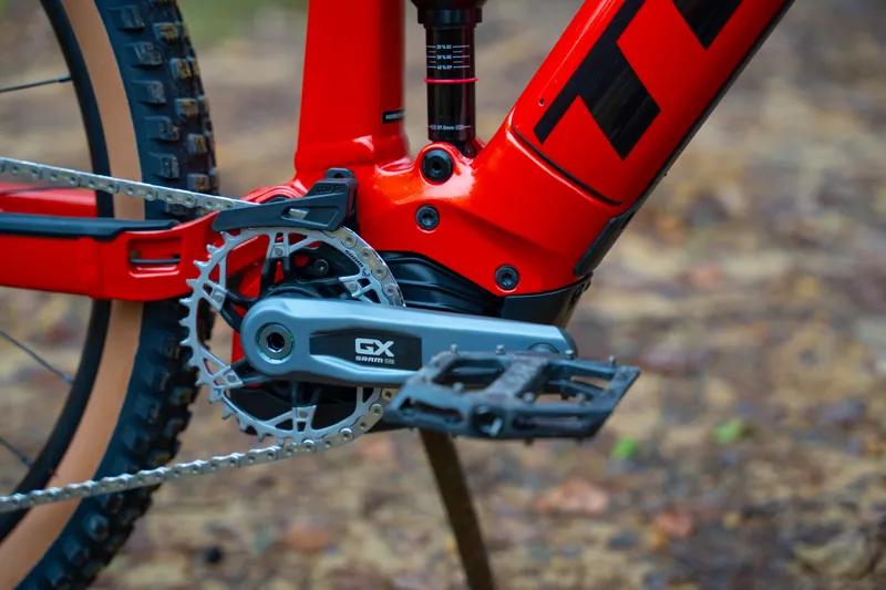 Trek Rail 8 GX AXS Electric Full Suspension Mountain Bike 2025 in Lava Red-11