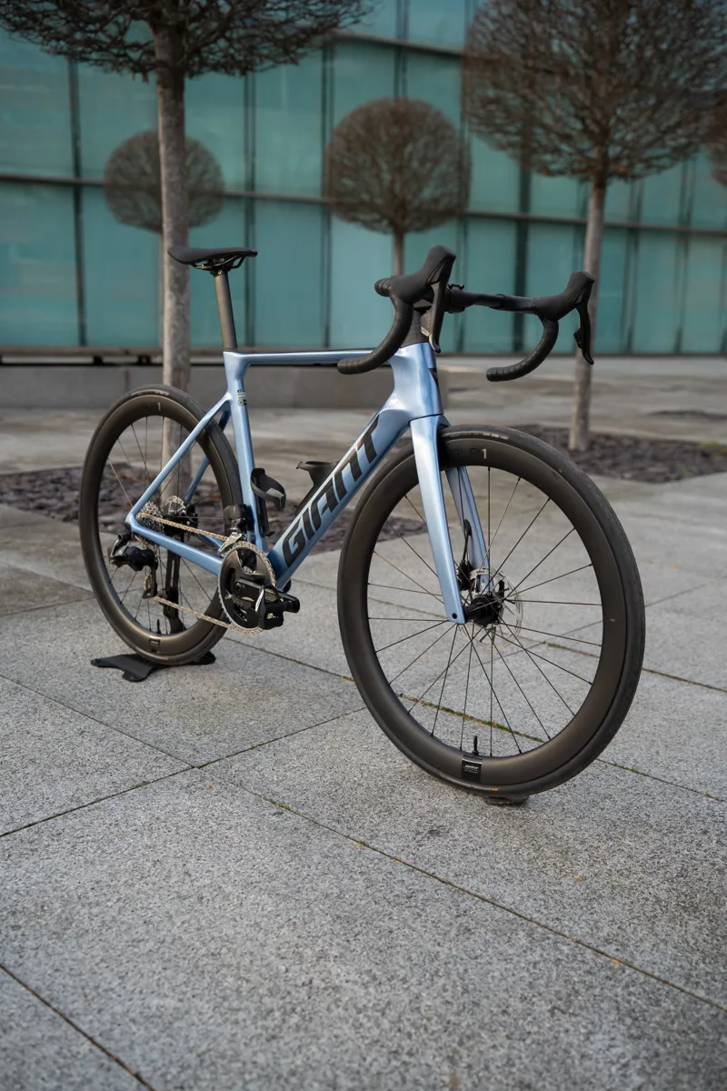 Giant Propel Advanced Pro 1 Road Bike 2025 in Frost Silver-3