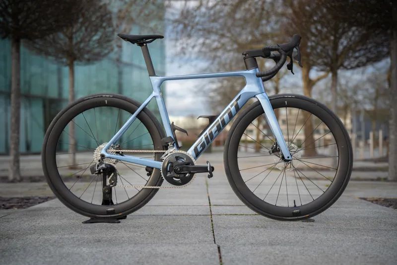 Giant Propel Advanced Pro 1 Road Bike 2025 in Frost Silver-1