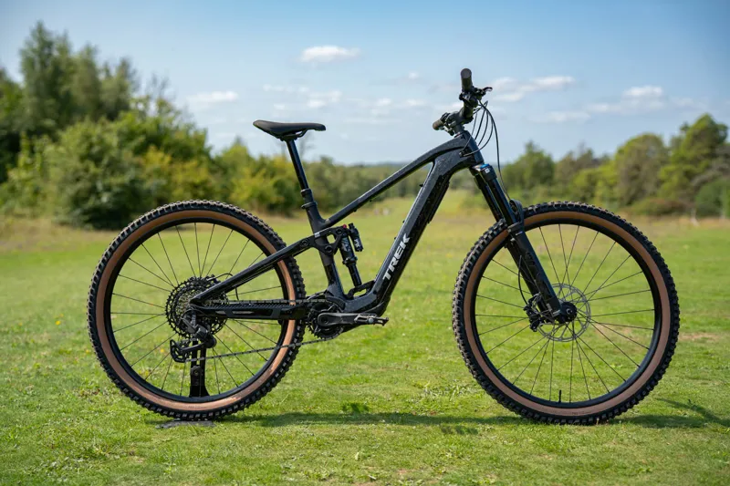 Trek Fuel+ EX 9.7 Gen 2 Electric Full Suspension Mountain Bike 2026 in Carbon Smoke-4